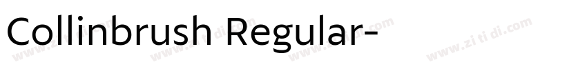 Collinbrush Regular字体转换